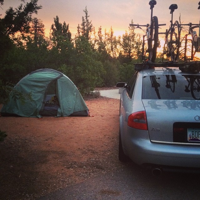 Camping 50 Miles outside Moab